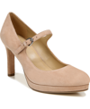Naturalizer Talissa Womens Platform Mary Jane Heels In Barely Nude Suede