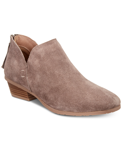 Kenneth Cole Reaction Women's Side Way Booties Women's Shoes In Concrete