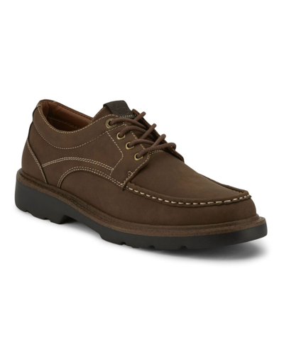 Dockers Men's Noland Rugged Casual Oxford Shoes Men's Shoes In Dark Tan