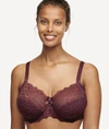 Chantelle Rive Gauche Side Support Bra In Cardinal,amber