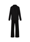 Skims Rib Pajamas In Black