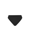 Skims Cheeky Tanga Stretch Cotton-jersey Briefs In Black