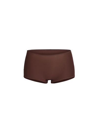 Skims Fits Everybody Boy Shorts In Brown