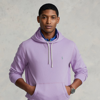 Ralph Lauren The Rl Fleece Hoodie In Sky Lavender