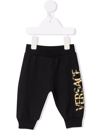 VERSACE LOGO PRINT JOGGERS