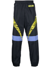 MOSCHINO CONTRAST-PRINT TRACK trousers