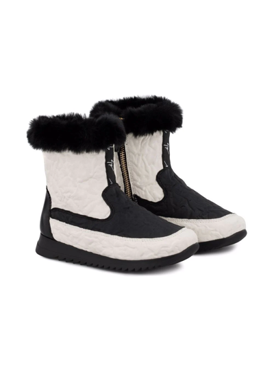 Giuseppe Junior Kids' Sammy Jr Snow Boots In Black