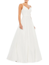 Mac Duggal Ieena A-line Gown In White