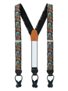 Trafalgar Men's Birds Of Prosperity Silk Suspender Braces In Black
