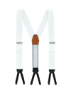 Trafalgar Banbury Tone On Tone Paisley Silk Formal Suspenders In White