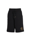 VERSACE MEN'S EMBROIDERED EMBLEM LOGO SHORTS,400015686661