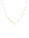 Saks Fifth Avenue 14k Yellow Gold Initial Pendant Necklace In Initial L