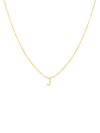 Saks Fifth Avenue 14k Yellow Gold Initial Pendant Necklace In Initial J