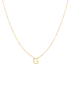 Saks Fifth Avenue 14k Yellow Gold Initial Pendant Necklace In Initial G