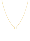 Saks Fifth Avenue 14k Yellow Gold Initial Pendant Necklace In Initial H