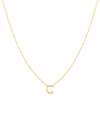 Saks Fifth Avenue 14k Yellow Gold Initial Pendant Necklace In Initial C