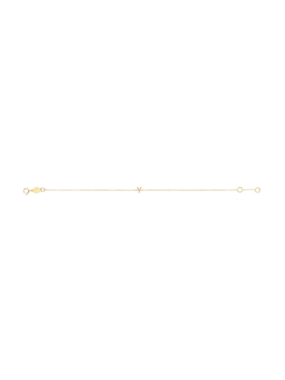 Saks Fifth Avenue 14k Yellow Gold Initial Charm Bracelet In Initial Y