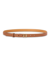 Loewe Anagram Buckle Leather Belt In Black