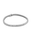 Saks Fifth Avenue Women's 14k White Gold & 9.37 Tcw Diamond Tennis Bracelet In Nocolor