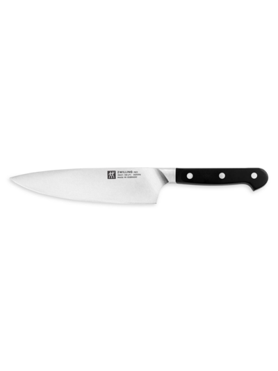 Zwilling J.a. Henckels Pro Slim 7-inch Chef's Knife In Black