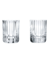 Baccarat Harmonie Crystal Triple Old Fashion Tumblers, Set Of 2