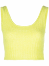 Baum Und Pferdgarten Cesya Recycled Polyester And Alpaca-blend Top In Green
