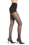 Dkny Light Opaque Control Top Tights In Black 235
