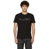 Alexander Mcqueen Embroidered Logo Cotton T-shirt In Black Mix