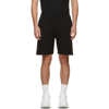 Alexander Mcqueen Logo Tape Cotton Sweat Shorts In 0901 Black/