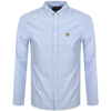 Lyle & Scott Lyle And Scott Oxford Long Sleeve Shirt Blue In Blue
