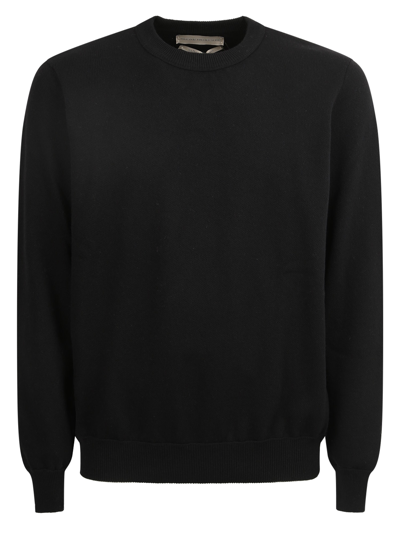 Original Vintage Style Wool Jumper In Black