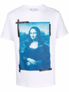 Off-white White Slim Mona Lisa T-shirt In White