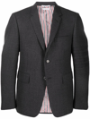 Thom Browne 4-bar Wool Blazer In Grey