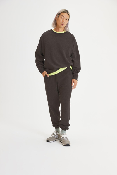 Girlfriend Collective Heather Brown 50/50 Relaxed Fit Jogger In Multicolor