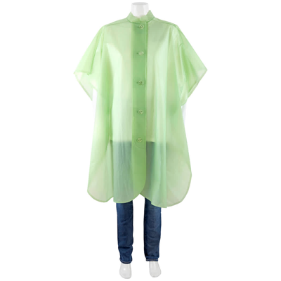 Burberry Ladies Mint Green Soft-touch Plastic Poncho