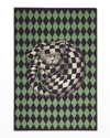 Fornasetti Plaid High Fidelity Losanghe Throw Blanket