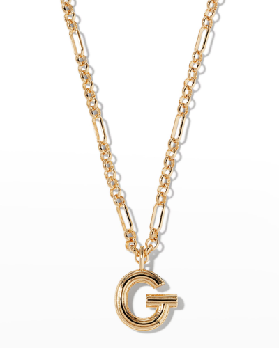 Baublebar Fiona Initial Necklace In G