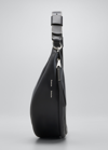 Proenza Schouler White Label Stanton Leather Sling Shoulder Bag In Black