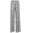 TOM FORD SEQUINED HIGH-RISE WIDE-LEG trousers,P00638652