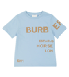 BURBERRY PRINTED COTTON JERSEY T-SHIRT,P00633209
