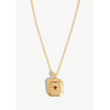 MISSOMA JANUARY BIRTHSTONE 18KT GOLD-PLATED NECKLACE,4166459