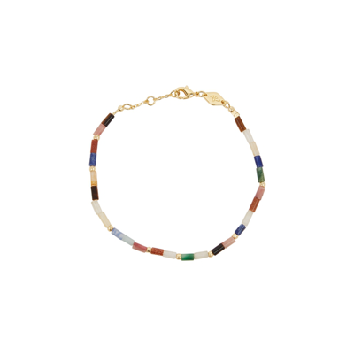 Anni Lu Oceano 18kt Gold-plated Bracelet In Multicoloured