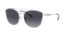 Armani Exchange Woman Sunglass Ax2032s In Gradient Grey