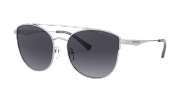 Armani Exchange Woman Sunglass Ax2032s In Gradient Grey