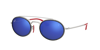 Ray Ban Ray In Blue Mirror