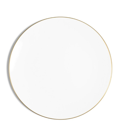 Richard Brendon Line Coupe Bread Plate (16cm) In Gold