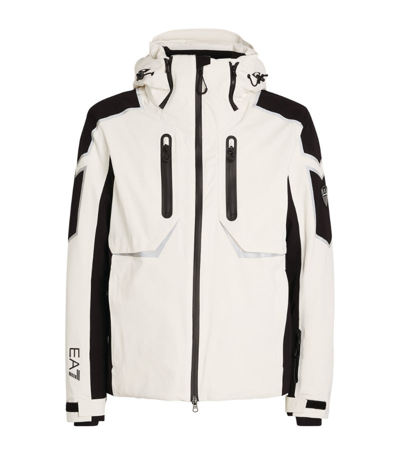 Ea7 Ski Jacket In White