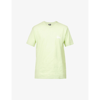 Stussy Basic Logo-print Cotton-jersey T-shirt In Green