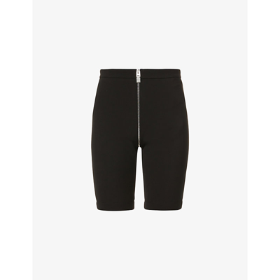 Givenchy High-rise Slim-fit Stretch-woven Shorts In Black