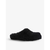 Marni Faux Fur Round Toe Sandals